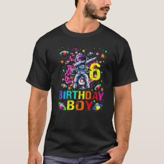 T-shirt Enfants 6 ans Garçon Astronaut 6e anniversaire Gar