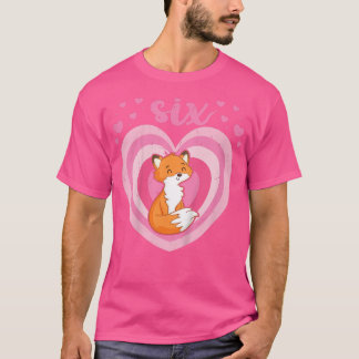 T-shirt Enfants 6 ans mignonne pour anniversaire fille 6e 