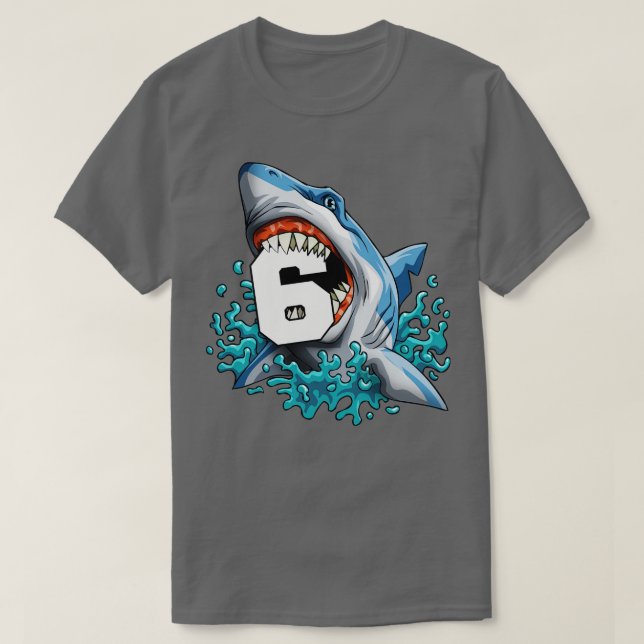 T-shirt Enfants 6e anniversaire Garçons Funny 6 ans Annive (Design devant)