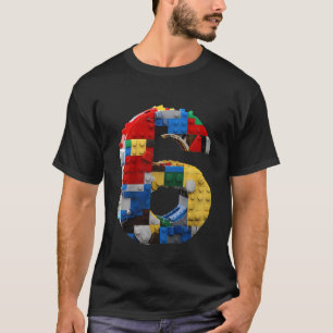 T-shirt Enfants 6e anniversaire Maître Constructeur 6 ans