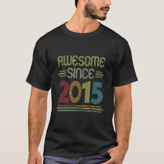 T-shirt Enfants 6E Cadeau Anniversaire Génial Depuis 2015