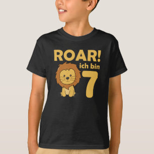 T-shirt Enfants 7. Anniversaire Leo 7 Ans Sont Sept