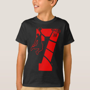 T-shirt Enfants 7 ans 7e année Bysketbyll Anniversaire