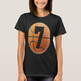 T-shirt Enfants 7 ans Anniversaire Garçons basketball 7e n