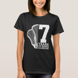 T-shirt Enfants 7 ans d'être génial crosse 7e anniversaire