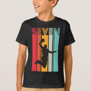 T-shirt Enfants 7e anniversaire Basketball Lover cadeau 7 