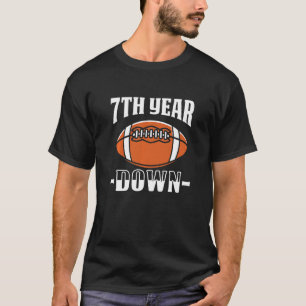 T-shirt Enfants 7e anniversaire Football Touchdown 7 ans B