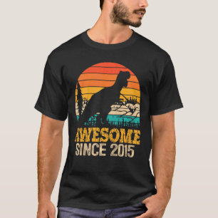 T-shirt Enfants 7e anniversaire garçon Dinosaur 7 ans Trex