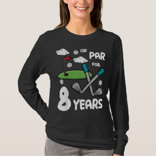 T-shirt Enfants 7e anniversaire Golf 7 ans Golfeur Turner