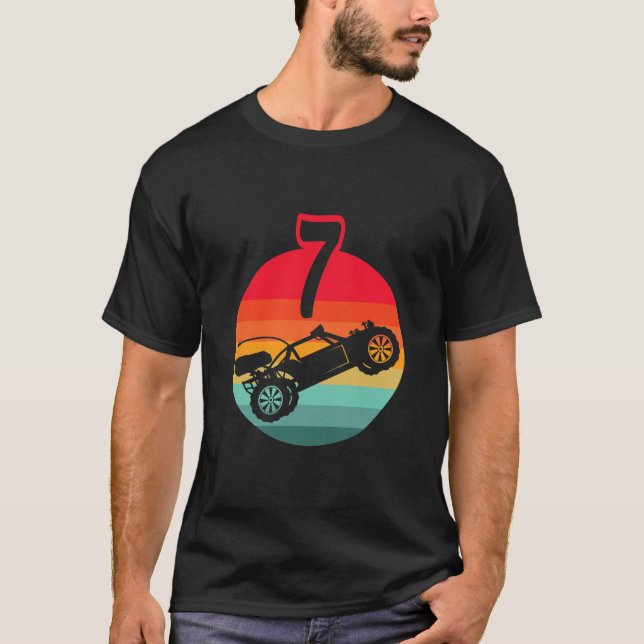 T-shirt Enfants 7E Anniversaire I Racing Jeu I Télécommand (Devant)