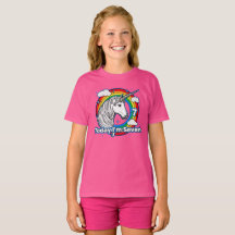 Enfant's 7th Birthday Unicorn Rainbow Aujourd'hui 