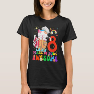 T-shirt Enfants 8 ans Ados 8e anniversaire garçon fille Aw