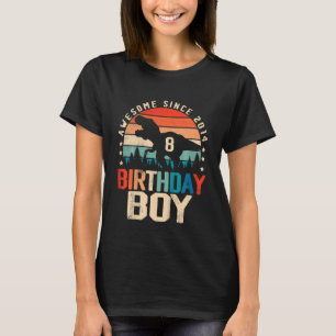 T-shirt Enfants 8 ans Dinosaure 8e anniversaire garçon for
