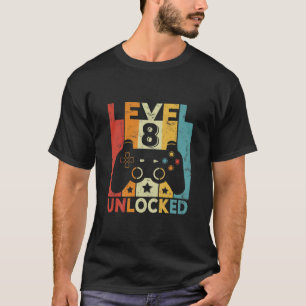 T-shirt Enfants 8 ans Garçon Girl 2014 Anniversaire Niveau