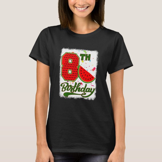 T-shirt Enfants 8 ans pastèque Fruits tropicaux 8e B (Devant)