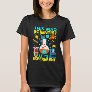 T-shirt Enfants 8e anniversaire Ce scientifique fou est 8