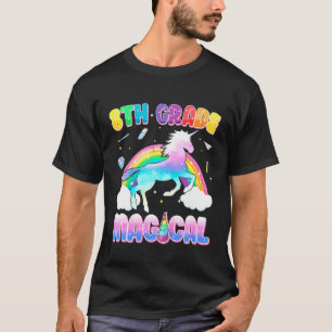 T-shirt Enfants 8e grade Magique Unicorne Arc en ciel Reto