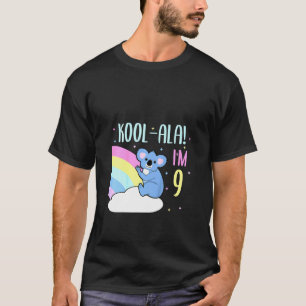 T-shirt Enfants 9 ans 9e anniversaire Koala Ours Anniversa