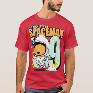 T-shirt Enfants 9 ans Anniversaire Garçon astronaute 9e an