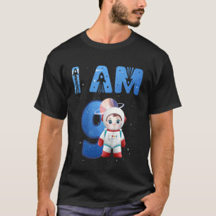 T-shirt Enfants 9 ans Anniversaire Garçon astronaute espac