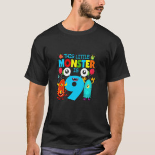 T-shirt Enfants 9 ans Ce petit monstre est 9e anniversaire