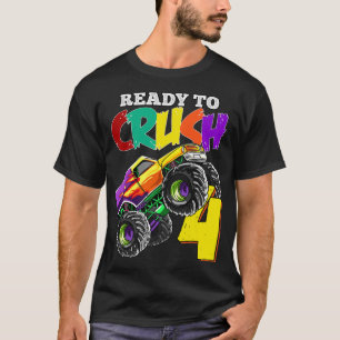 T-shirt Enfants 9e anniversaire Garçons Monster Camion 9 a