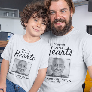T-shirt Enfants à jamais dans nos cœurs Mémorial photo