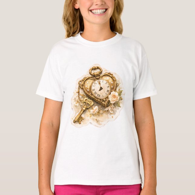 T-Shirt Enfants à l'Heure Dorée Vintage (Devant)