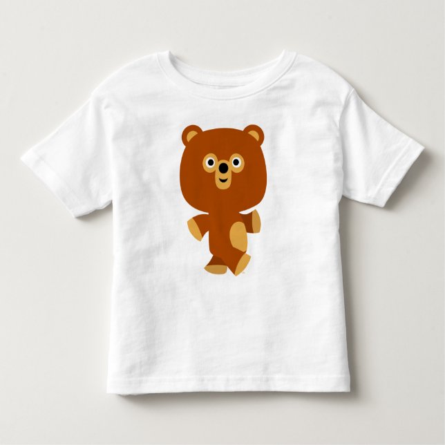 T-shirt Enfants à l'ours de caricature assertive m (Devant)