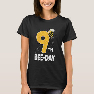 T-shirt Enfants Abeilles mignonnes 9 ans Anniversaire Jour