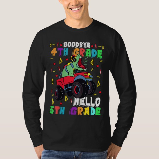 T-shirt Enfants Adieu 4e année Bonjour 5e année Je viens (Devant)