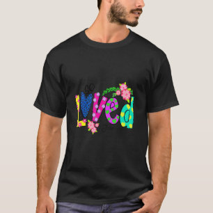 T-shirt Enfants aimés Floral Pois Fête de Pâques Chrétien