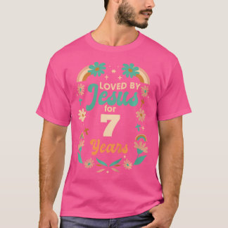 T-shirt Enfants Aimés Par Jésus Pendant 7 Ans 7E Anniversa