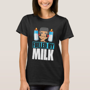 T-shirt Enfants Alimentés Par Le Lait Boxing Baby Toddler 