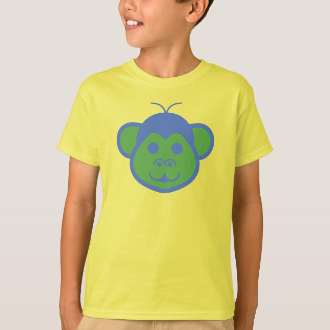 T-Shirt Enfants Alimon (Singe Alien) (Devant)