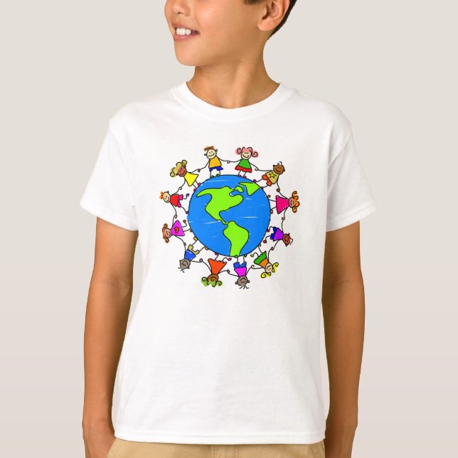 T-shirt Enfants américains (Devant)