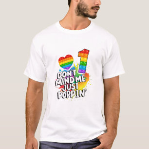 T-shirt Enfants amusants Ne m'en souciez pas Juste Poppin'