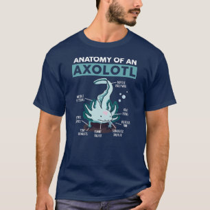 T-shirt Enfants Anatomie D'Un Garçon Axolotl Jeune Enfant