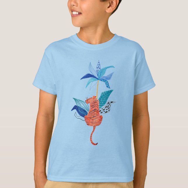 T-shirt Enfants Animaux amusants (Devant)