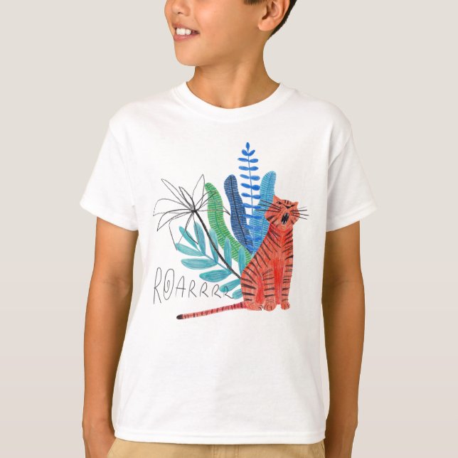 T-shirt Enfants Animaux amusants (Devant)