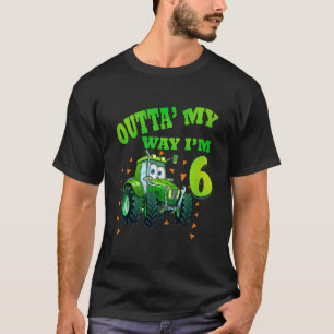 T-shirt Enfants Anniversaire de enfant 6 ans Green Farm Tr