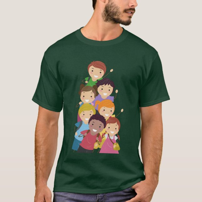 T-shirt enfants appréciés fête (Devant)