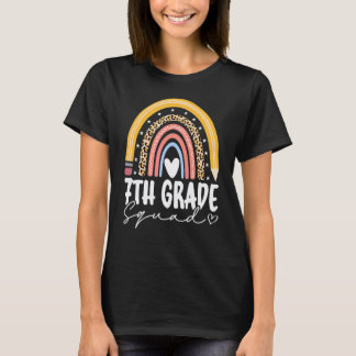 T-shirt Enfants Arc-en-ciel 7e Septième Classe Équipe Pour