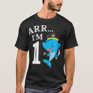 T-shirt Enfants ARR IM 1 Birthday Pirate I 1er Birthday Sh