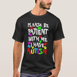 T-shirt Enfants Asperger S'il Vous Plaît Soyez Patients Av