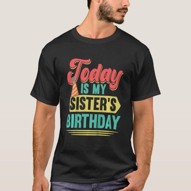 T-shirt Enfants aujourd'hui est l'Anniversaire de la tenue (Devant)