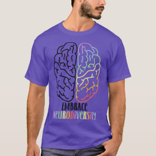 T-shirt Enfants Autisme ASD Neurodiversity Tee Embrace ADH