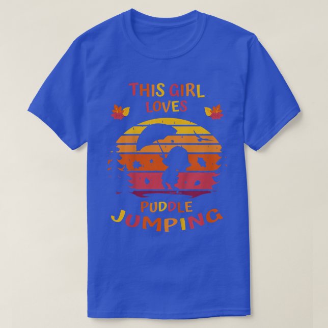 T-shirt Enfants AutomneCette Fille Aime La Poule JumpingAu (Design devant)