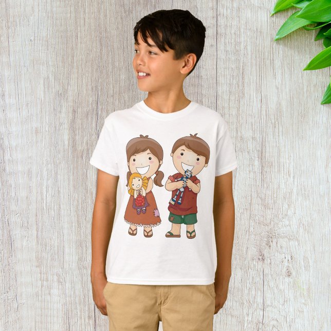 T-shirt Enfants Avec Jouets (Créateur téléchargé)