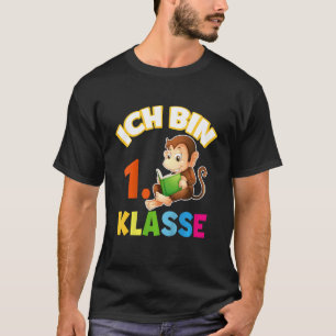 T-shirt Enfants Avec Texte Allemand Ich Bin 1. Clé de clas